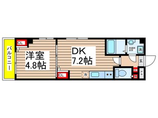 テリアズ港町の物件間取画像